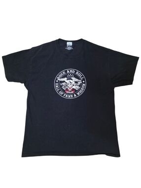 Rock & Roll Hall Of Fame Museum Graphic T-Shirt Size Large